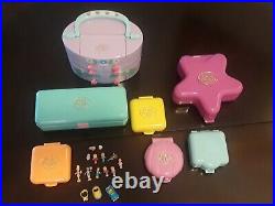 Polly Pocket Vintage Lot of 7 Bluebird Compacts 1989-1997 Pokemon
