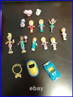 Polly Pocket Vintage Lot of 7 Bluebird Compacts 1989-1997 Pokemon