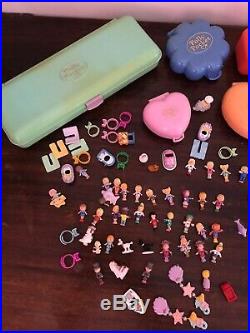 Polly Pocket Vintage Mixed Bundle Rings, Play Sets Figures/dolls