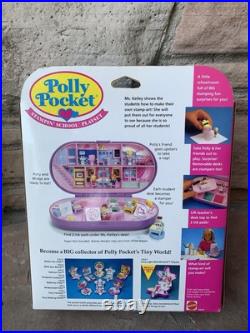 Polly Pocket Vintage Stampin' School Playset 1993 MIB