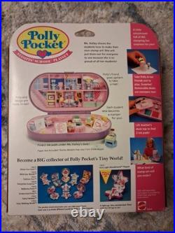 Polly Pocket Vintage Stampin' School Playset 1993 MIB? RARE