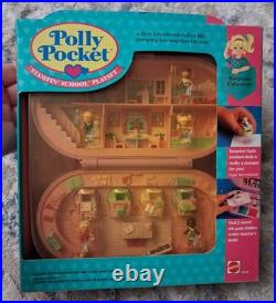 Polly Pocket Vintage Stampin' School Playset 1993 MIB? RARE