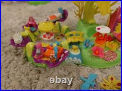 Polly Pocket Vintage Totally Flowers fairy village Bluebird toys minty