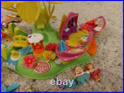 Polly Pocket Vintage Totally Flowers fairy village Bluebird toys minty