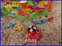 Polly Pocket Vintage Totally Flowers fairy village Bluebird toys minty