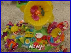 Polly Pocket Vintage Totally Flowers fairy village Bluebird toys minty