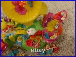 Polly Pocket Vintage Totally Flowers fairy village Bluebird toys minty