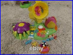 Polly Pocket Vintage Totally Flowers fairy village Bluebird toys minty