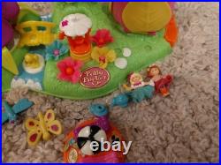 Polly Pocket Vintage Totally Flowers fairy village Bluebird toys minty