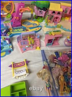 Polly Pocket Vintage Toys Lot Of 0ver 50 Pieces Used