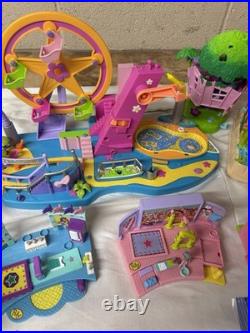 Polly Pocket Vintage Toys Lot Of 0ver 50 Pieces Used