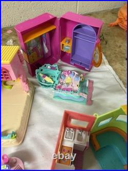Polly Pocket Vintage Toys Lot Of 0ver 50 Pieces Used