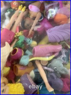 Polly Pocket Vintage Toys Lot Of 0ver 50 Pieces Used