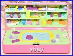 Polly Pocket Vtg 1989 Pool Party Hotel Playset Bluebird COMPLETE Compact