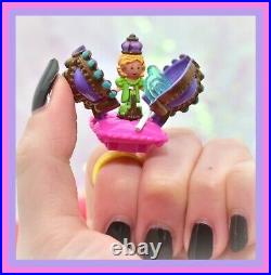 Polly Pocket Vtg 1994 Crown Surprise Ring Doll Jewelry COMPLETE Bluebird