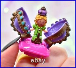 Polly Pocket Vtg 1994 Crown Surprise Ring Doll Jewelry COMPLETE Bluebird