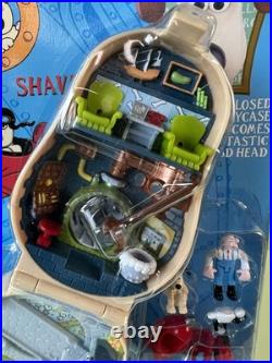 Polly Pocket WALLACE & GROMIT A Close Shave Vintage BLUEBIRD Playset NEW RARE