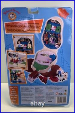 Polly Pocket WALLACE & GROMIT A Close Shave Vintage BLUEBIRD Playset NEW RARE