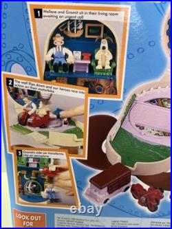 Polly Pocket WALLACE & GROMIT A Close Shave Vintage BLUEBIRD Playset NEW RARE