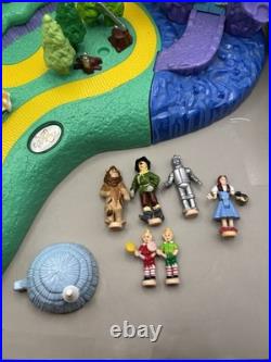 Polly Pocket Wizard of oz 2001 Vintage 6 Figures Lights Up Excellent Condition