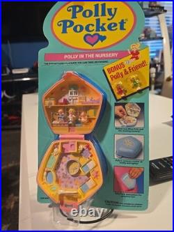 Polly Pocket in the Nursery Pink Compact Playset 1992 Bluebird Vintage. New Polly Pocket in the Nursery Pink Compact Playset 1992 Bluebird Vintage. New