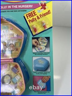 Polly Pocket in the Nursery Pink Compact Playset 1992 Bluebird Vintage. New