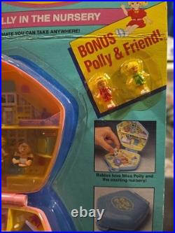 Polly Pocket in the Nursery Pink Compact Playset 1992 Bluebird Vintage. New Polly Pocket in the Nursery Pink Compact Playset 1992 Bluebird Vintage. New