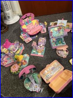 Polly Pocket massive Bundle Dolls Accessories Compacts Bluebird vintage from 90s