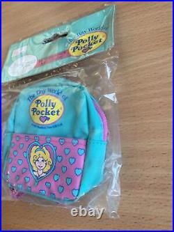 Polly Pocket vintage Micro Backpack Belt Purse Unopened Original Bluebird Bag