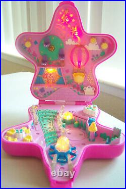 Polly Pocket vintage fairylight wonderland complete set Bluebird Toys Lights up