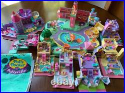 Polly Pocket vintage play sets 1994 Magical Mansion, COMPLETE Mat & 8 more Polly Pocket vintage play sets 1994 Magical Mansion, COMPLETE Mat & 8 more