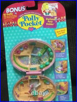 Polly Pocket vintage shetland pony stable