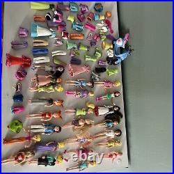 Polly pocket vintage huge lot rare with moped and clothes Lot 2