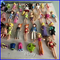 Polly pocket vintage huge lot rare with moped and clothes Lot 2