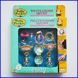 Polly's Golden Gift Set NEW Seashine Mermaid Locket Polly Pocket Vintage