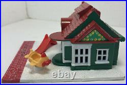 RARE Vintage 1993 Polly Pocket Bluebird Christmas Holiday Home Santa With Figures