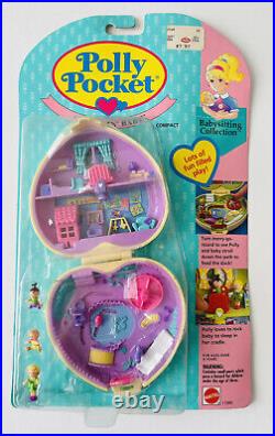 RARE Vintage 1994 Bluebird Polly Pocket Strollin' Baby New Sealed Complete 11980