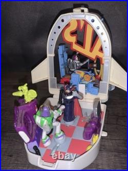 RARE vintage Toy Story Buzz Lightyear Micro Movers Polly Pocket Complete