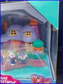 Rare! 1995 Polly Pocket Rabbit House Animal Wonderland Collection in Box