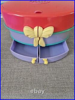 Rare Bluebird Vintage Polly pocket 1995 Light-Up fashion show hat box VGC