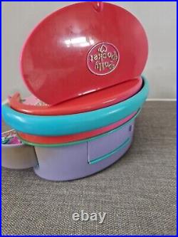 Rare Bluebird Vintage Polly pocket 1995 Light-Up fashion show hat box VGC