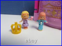Rare COMPLETE vintage POLLY POCKET CROWN PALACE SET bluebird compact 1996