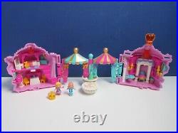 Rare COMPLETE vintage POLLY POCKET CROWN PALACE SET bluebird compact 1996