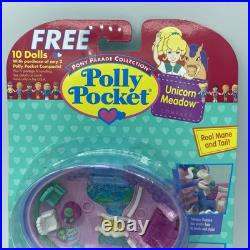 Rare Collectible Vintage Polly Pocket 1995 Unicorn Meadow Unopened Box Rare Collectible Vintage Polly Pocket 1995 Unicorn Meadow Unopened Box