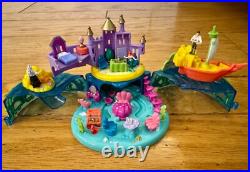 Rare Disney Polly Pocket 1996 The Little Mermaid Ariel's Undersea Castle Playset