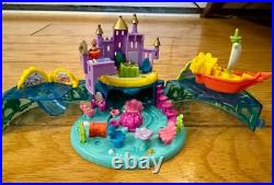 Rare Disney Polly Pocket 1996 The Little Mermaid Ariel's Undersea Castle Playset