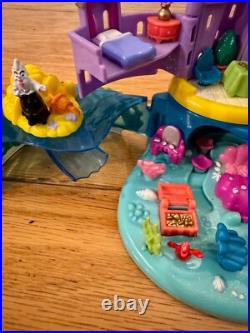 Rare Disney Polly Pocket 1996 The Little Mermaid Ariel's Undersea Castle Playset