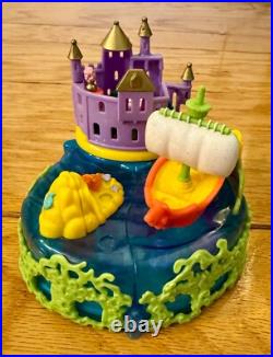 Rare Disney Polly Pocket 1996 The Little Mermaid Ariel's Undersea Castle Playset