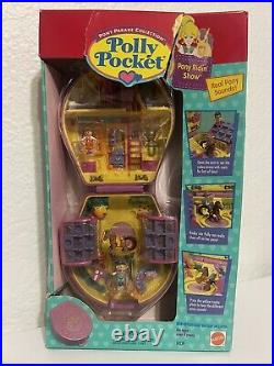 Rare NEW! Vintage Polly Pocket Pony Ridin' Show Damaged Package