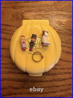 Rare Polly Pocket 1989 Nancy's Wedding Clamshell With Ring? Complete Mint Cond Rare Polly Pocket 1989 Nancy's Wedding Clamshell With Ring? Complete Mint Cond